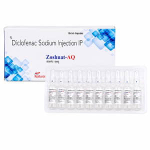 Diclofenac Sodium Injection IP (Zoshnat-AQ Injection)